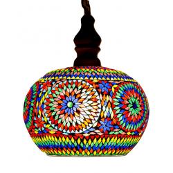 Oosterse hanglamp mozaïek multi-colour