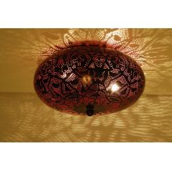 Oosterse plafonnière | Filigrain | Zwart roze | Arabische lampen | Oosters interieur