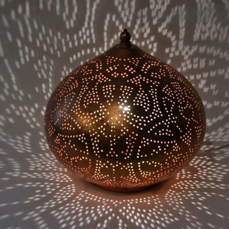 Oosterse tafellamp | Filigrain | Marokkaanse lampen | Arabische verlichting | Oosters interieur | Kalini