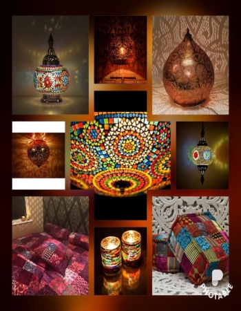 Oosterse waxinehouders prachtig mozaïek en Arabische theelichten Marokkaanse lantaarns