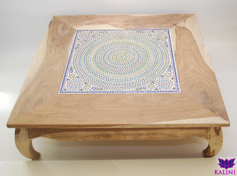 Oh jee piano getuige Oosterse tafel met betoverend Arabisch mozaiek Luxe Oosterse meubelen