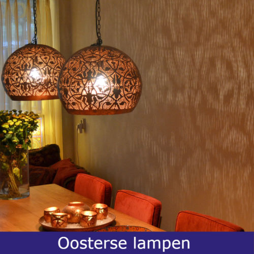 Oosterse hanglamp | Marokkaanse lampen | Gaatjes lamp | Moderne Oosterse lampen