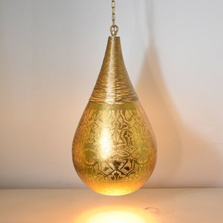 Oosterse hanglamp | filigrain | Druppelvormig | Marokkaanse lamp | Oosters interieur