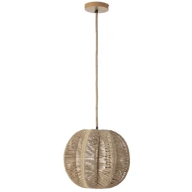 Jute hanglamp | Carambola model | Oosterse lampen | Handgevlochten jute lampen | Kalini | Oosters interieur