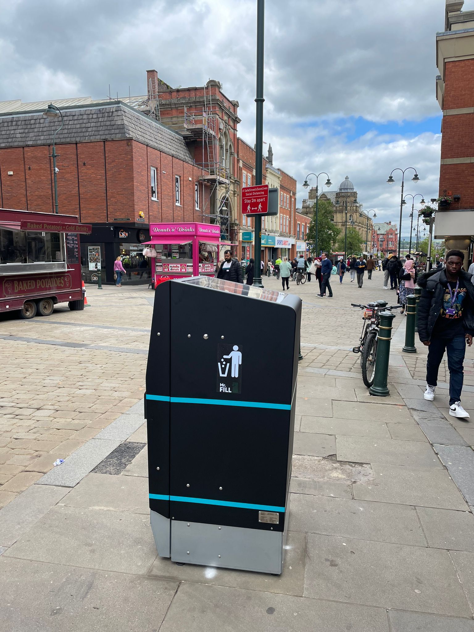 Oldham goes ‘Green’ with our smart waste bins and smart app! MrFill