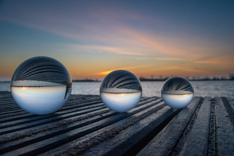 rustgevende kunst kopen goedkoop foto grafisch lensballen zonsondergang