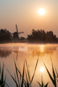 natuurfoto printen afdrukken meer molen Nederland kopen goedkoop