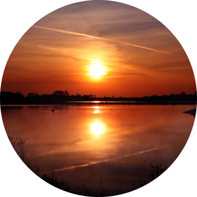 Natuurfoto landschap zonsondergang te koop afdrukken schilderij voor op de muur muurcirkel fotobehang